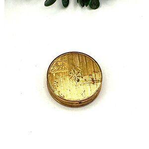 Lady Esther Vintage Gold Tone Rouge Compact Shade No. 5